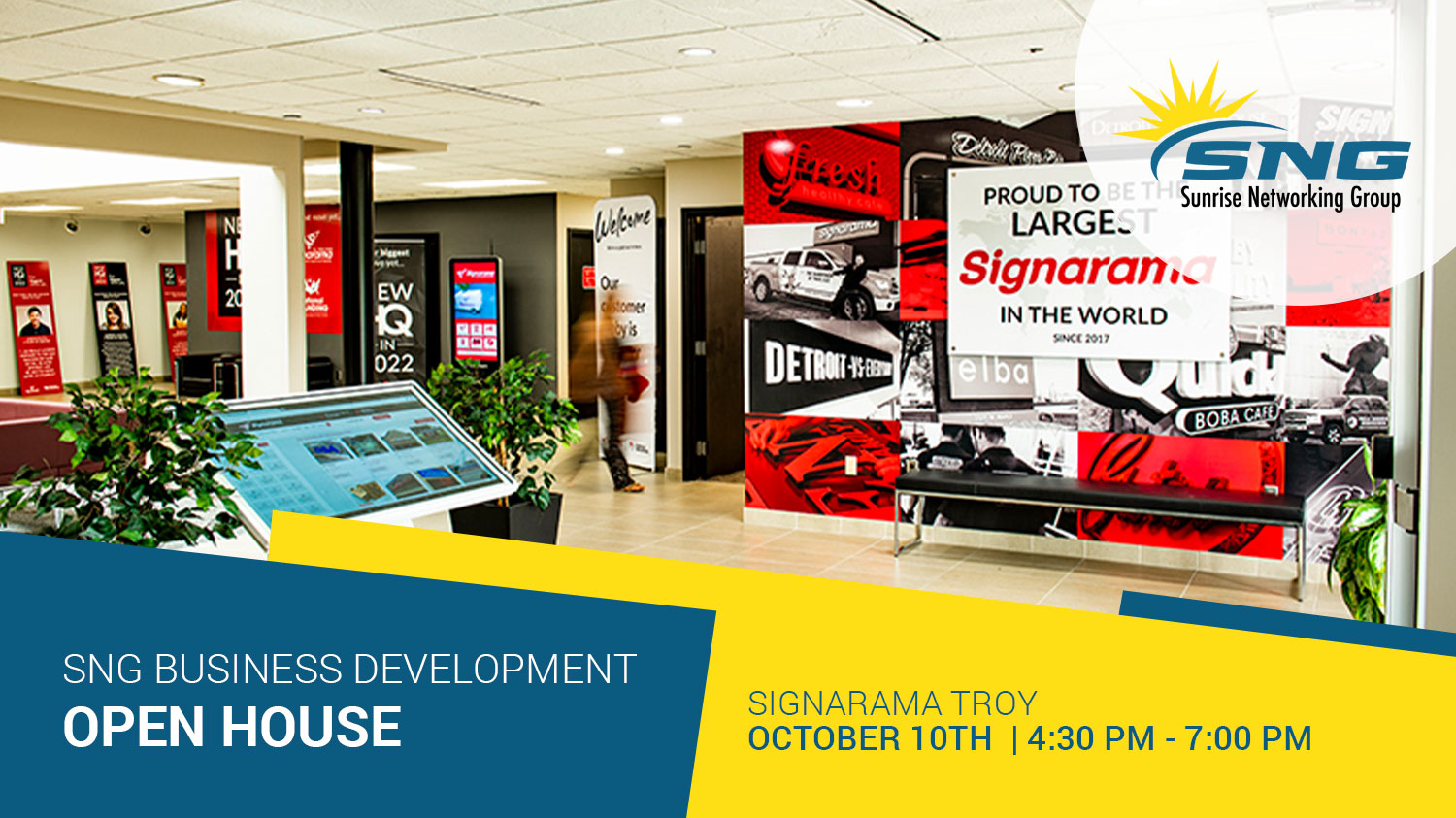 Signarama Troy Open House